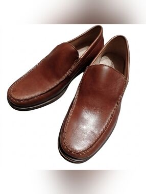 GH Bass & Co. Roker Leather Loafers Dress Shoes Men's Size 11 M Brown Slip On